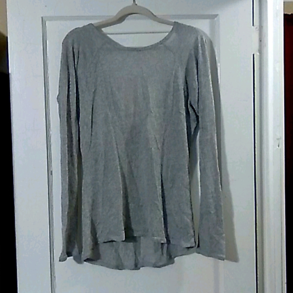 Ideology Lightweight Gray Sweater Med NWOT